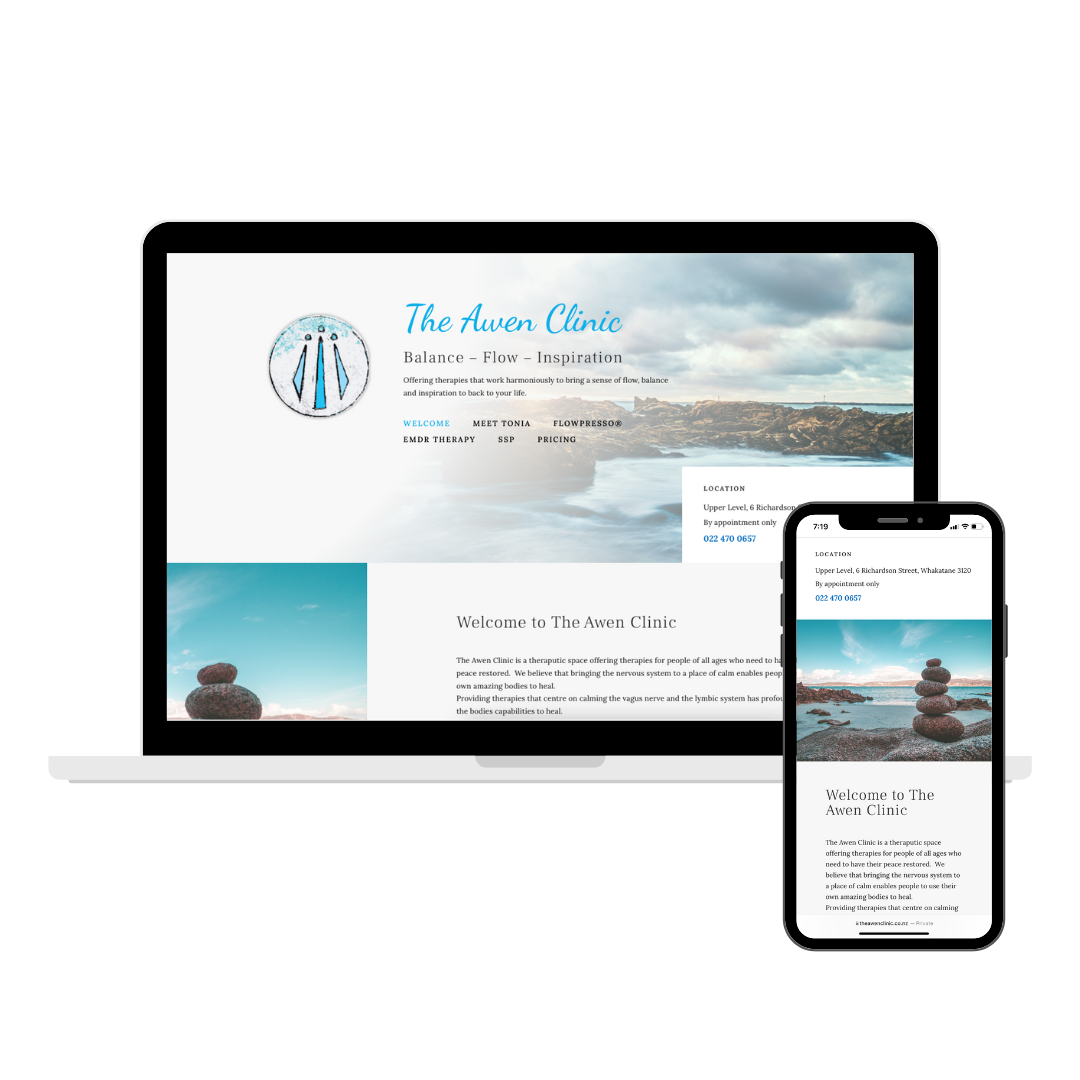 The Awen Clinic Website Design by Grahn Creative