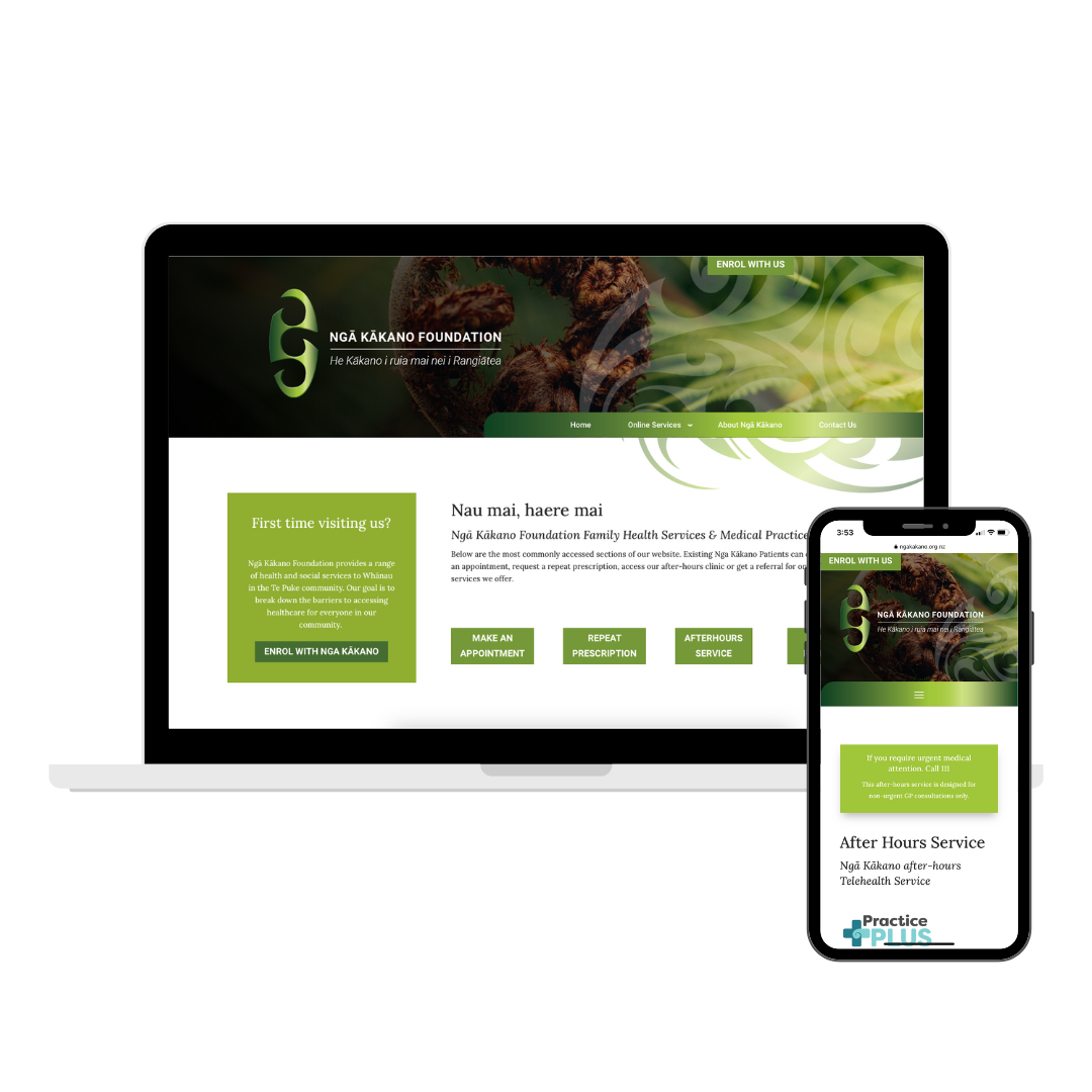 Nga Kakano Foundation website design by Grahn Creative