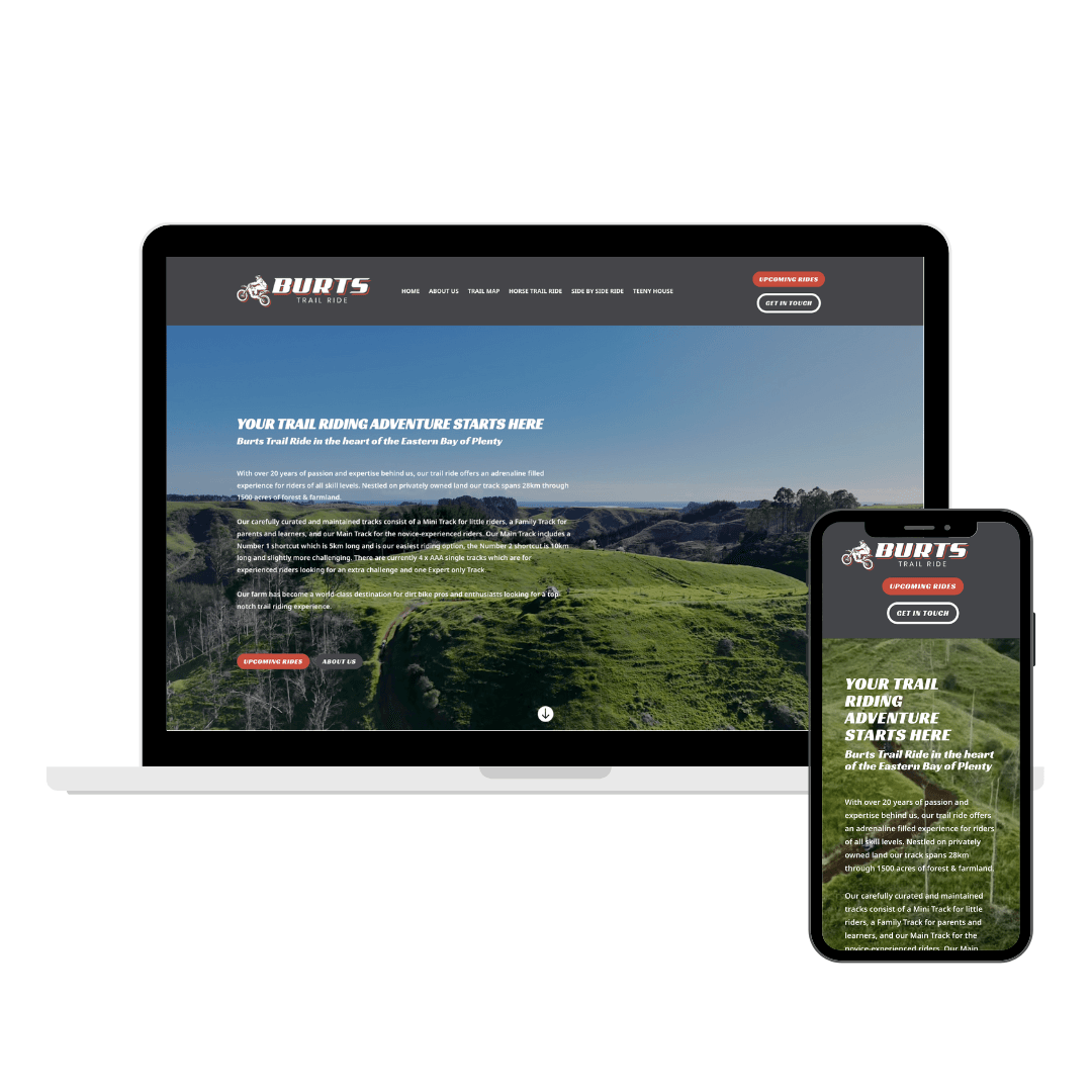 Burts Trail Ride Website Design
