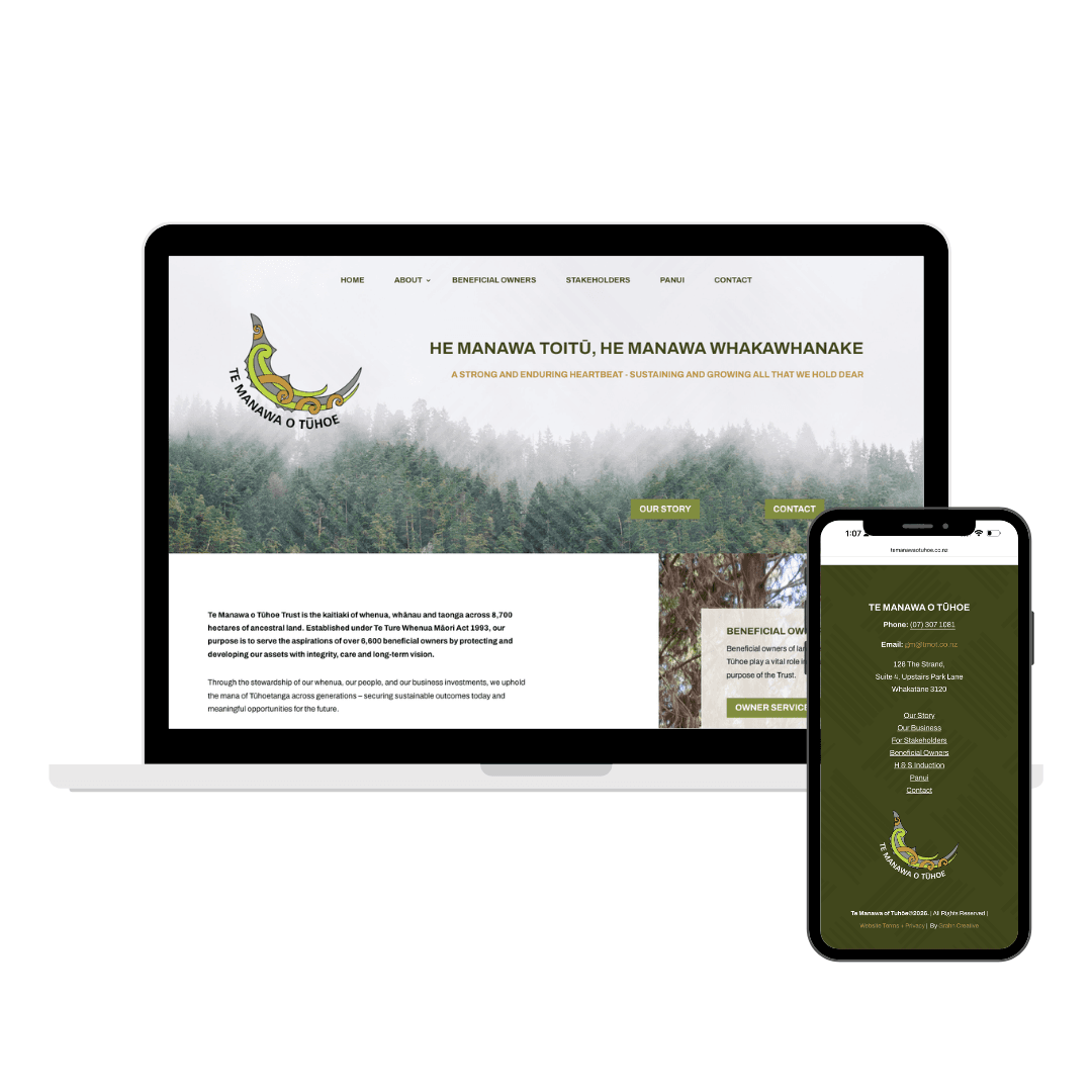WordPress Website Design Whakatane Maori Lands Trust